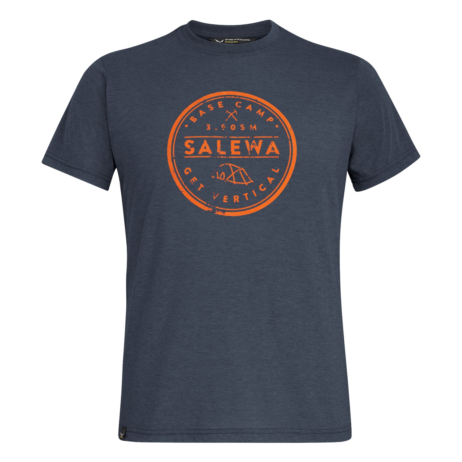 Camisetas Hombre Chile - Salewa Base Camp Drirelease® - Azules - XDBP-49061